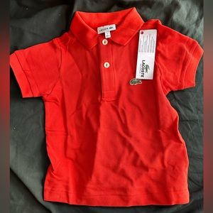 Kids - 2YR - Lacoste Red Polo Shirt
